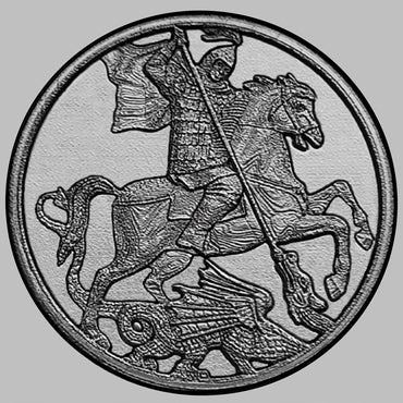 Apple Watch Band Saint George Compatible with Ultra 2 9 8 7 SE 6 5 4 3 2 Case 49mm 45mm 44mm 42mm 41mm 40mm 38mm Engraved St Steel Strap DK2