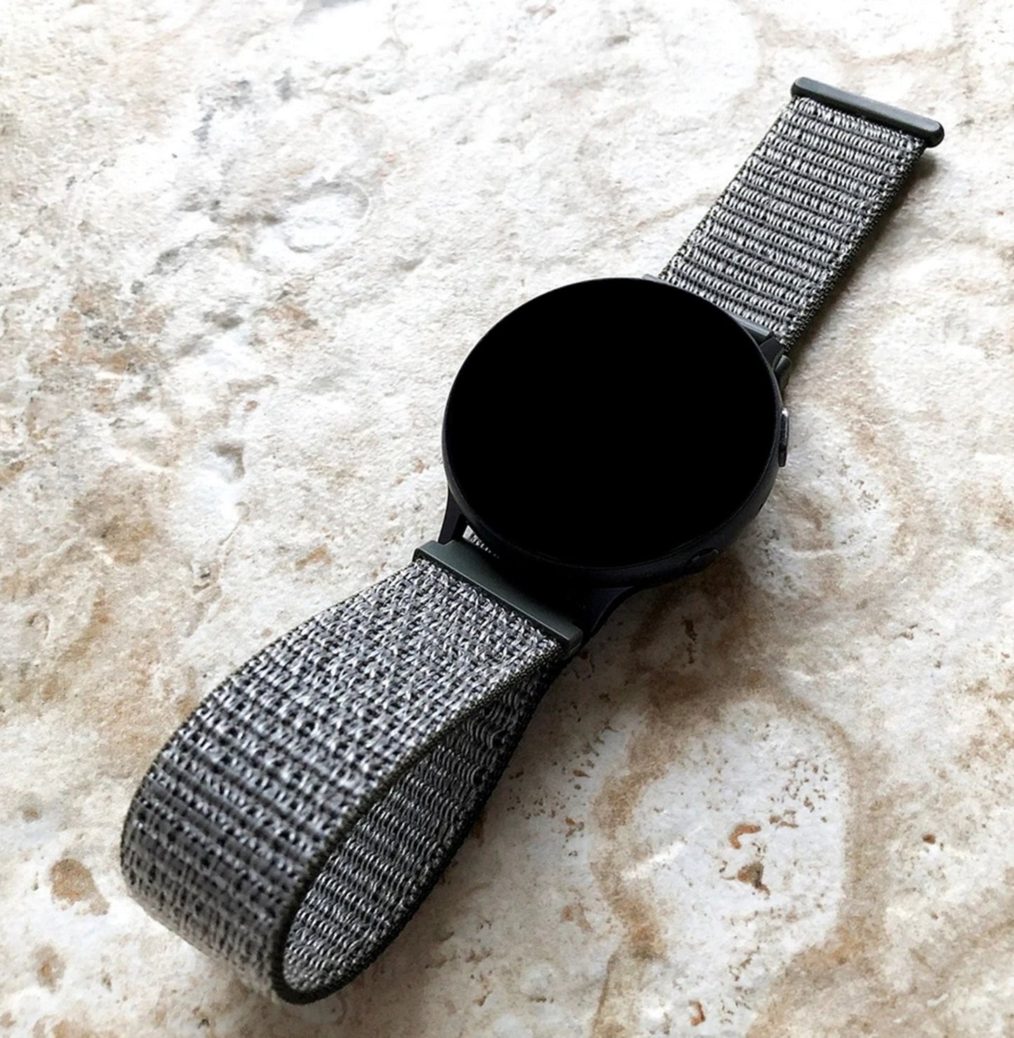 Google Pixel Watch 3 2 1 41mm Band Green Olive Nylon Adjustable Sports Hook and Loop Strap Bracelet Wristband Fashion Accessory Jewelry