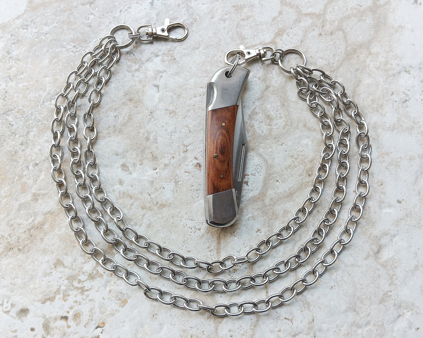 21" Inches 54cm Fashion Chain Wallet 9mm Triple Rolo Silver Shiny Color Stainless Steel Cable Unisex Customisable Tarnish Resistant Strong