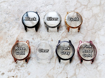 Garmin Watch Bezel Case Cover for Venu 2 and Vivoactive 4 Smartwatches Soft Slim Protective Bumper Frame with Built in Screen Protector