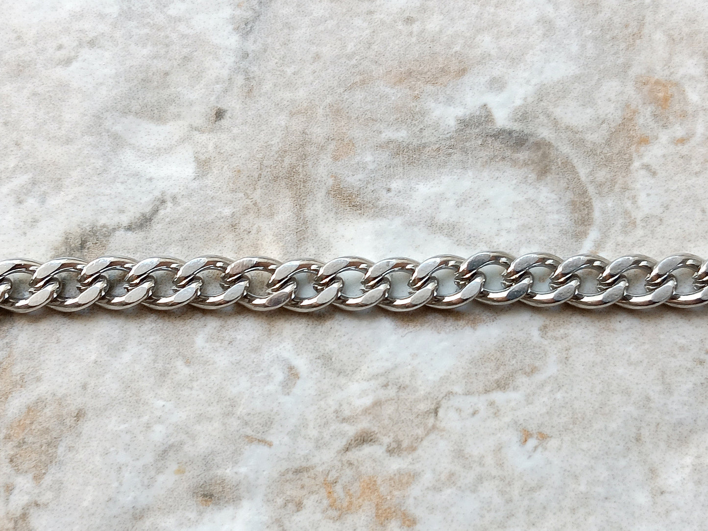 3.5mm Silver Shiny Color Stainless Steel Elegant Cuban Necklace Bracelet Chain Unisex Customisable Size Fine Jewelry Tarnish Resistant