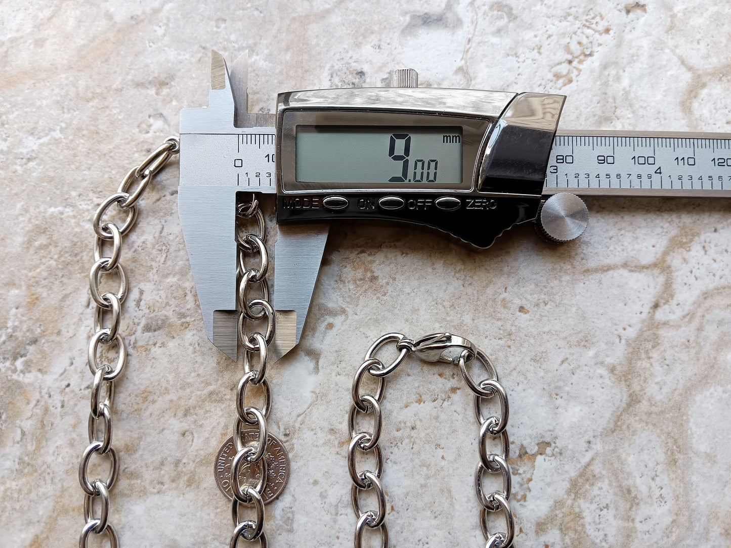 9mm Oval Silver Shiny Color Stainless Steel Necklace Bracelet Chain Unisex Customisable Size Unique Jewelry Tarnish Resistant Strong