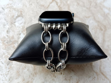 Apple Watch Band Bracelet for Ultra 2 9 8 7 6 SE 5 4 3 2 1 Case 38mm 40 41mm 42mm 44mm 45mm 49mm New Convex Stainless Steel Silver Color NB