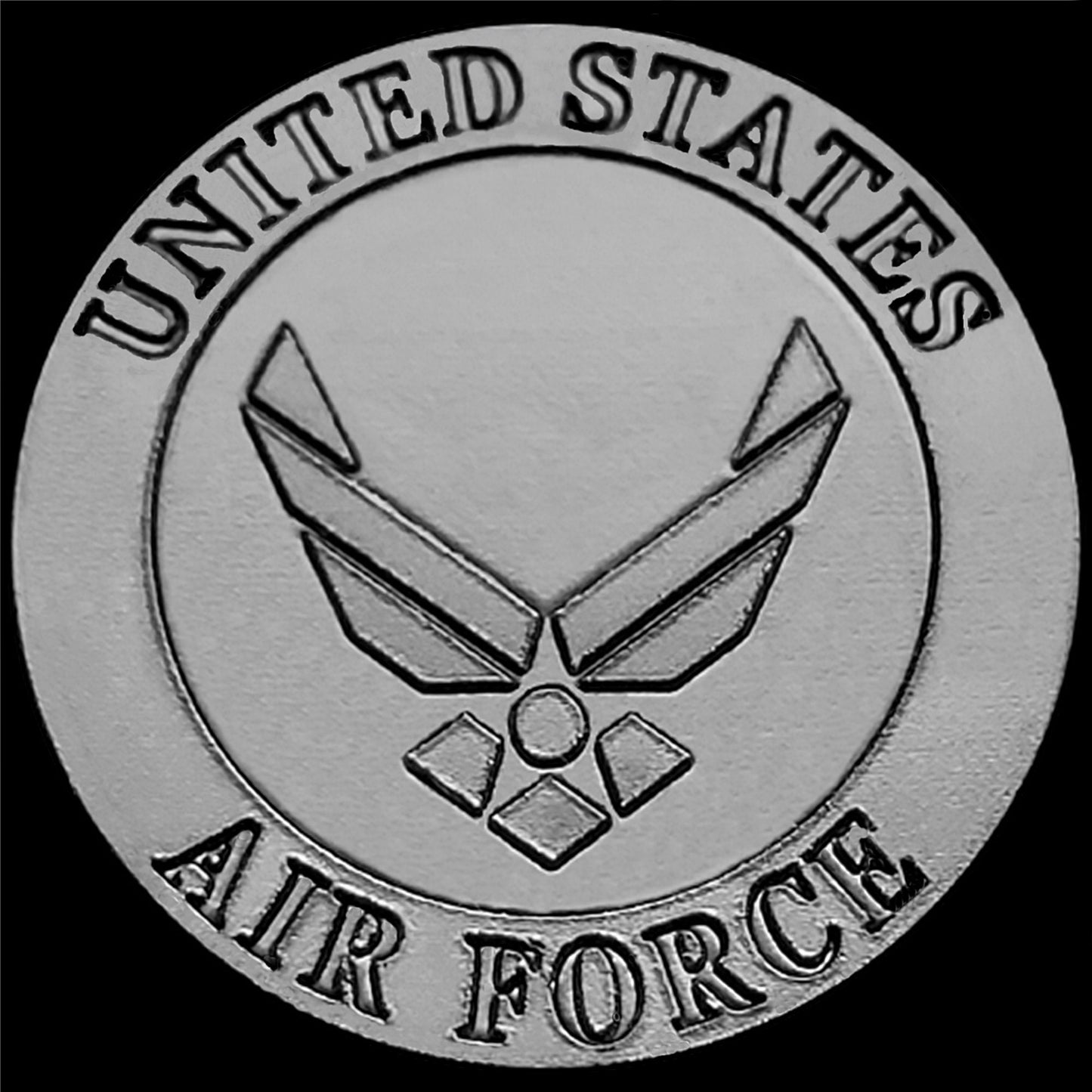 US Air Force Engraved Band Compatible with Apple Watch Ultra 2 9 8 7 SE 6 5 4 3 2 Case 38mm 40mm 41mm 42mm 44mm 45mm 49mm Black St Steel AF3