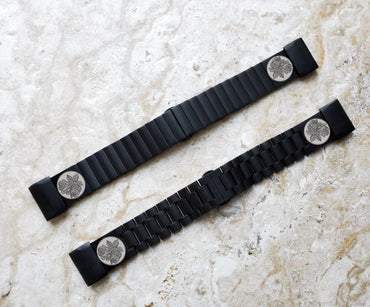 Rose Floral Engraved Watch Band for Garmin epix Pro 51mm Foretrex 601 701 Quatix 3 6X 7X D2 Tactix 7 Instinct 2X Solar Black Strap RS1 A26