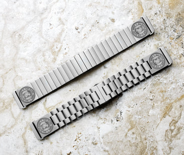 POW MIA Engraved Watch Band Compatible with Fitbit Versa Lite 2 3 4 and Sense 1 2 Smartwatches Silver Stainless Steel Bracelet Strap PM1