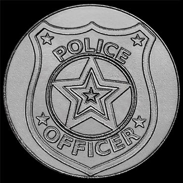 Police Badge Engraved Watch Band for 22mm Width Lugs Traditional Casual Luxury and Smartwatches Black Stainless Steel Strap Bracelet PB4