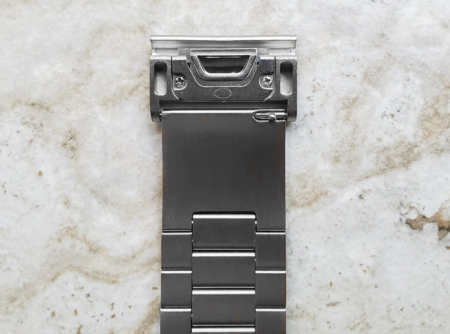 Engraved Watch Band Compatible with Garmin epix Pro 51mm Foretrex 601 701 Quatix 3 6X 7X D2 Tactix 7 Instinct 2X Solar StSteel Strap SS2 A26