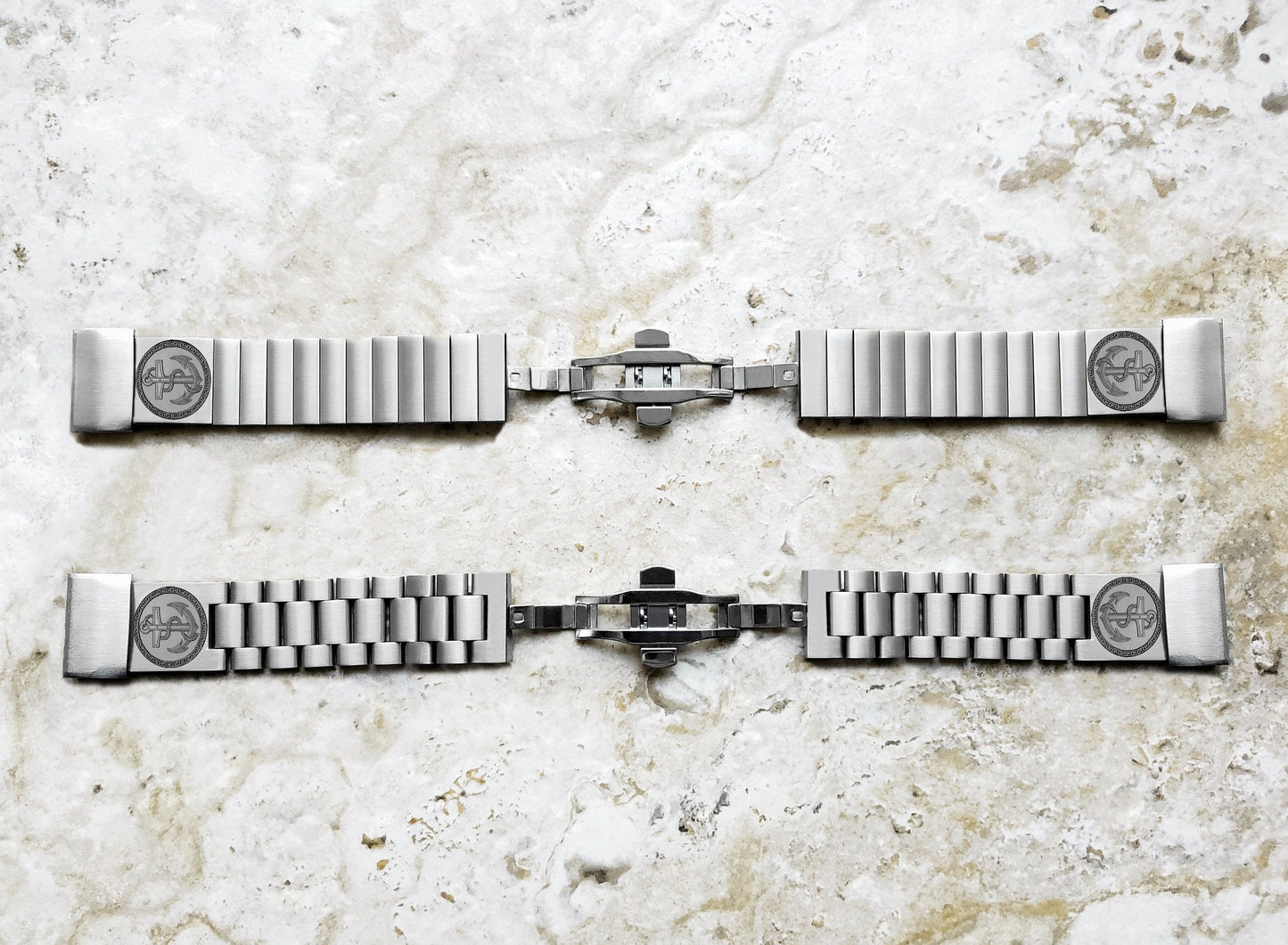 Engraved Watch Band for Garmin Fenix 7X Pro 6X Pro 5X Plus Fenix 3 Descent Mk3i 51mm Mk2i Mk2 Mk1 Enduro 2 Stainless Steel Strap AN1 A26
