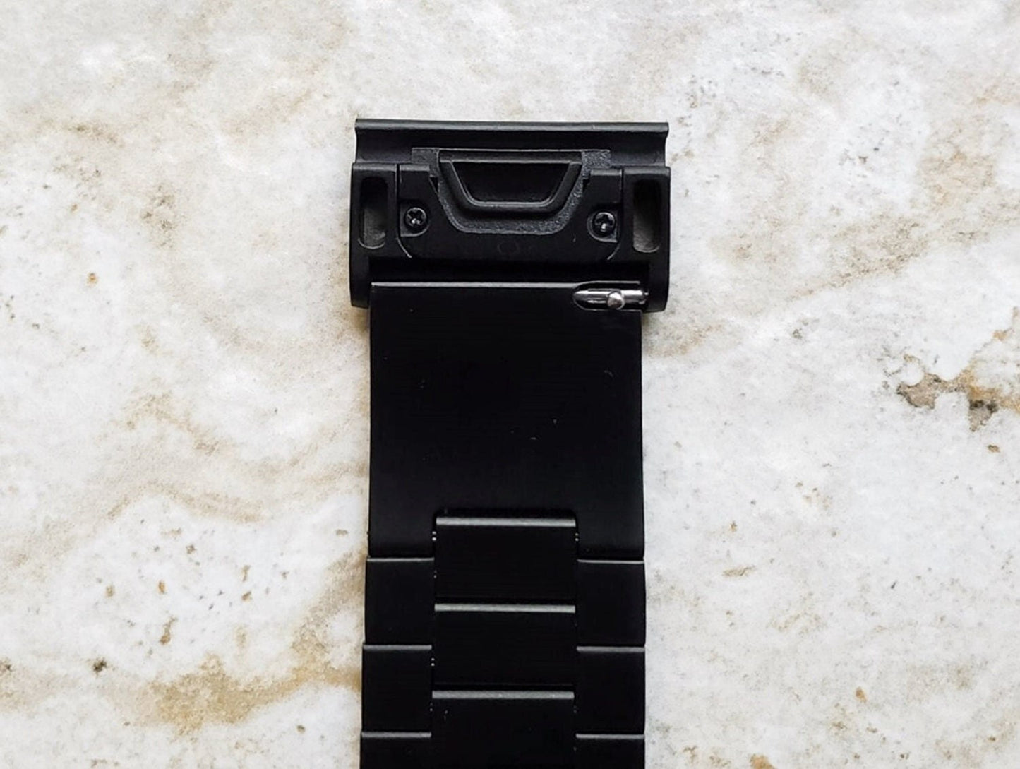 Engraved Watch Band for Garmin Fenix 7X Pro 6X Pro 5X Plus Fenix 3 Descent Mk3i 51mm Mk2i Mk2 Mk1 Enduro 2 Black Stainless Steel CC2 A26
