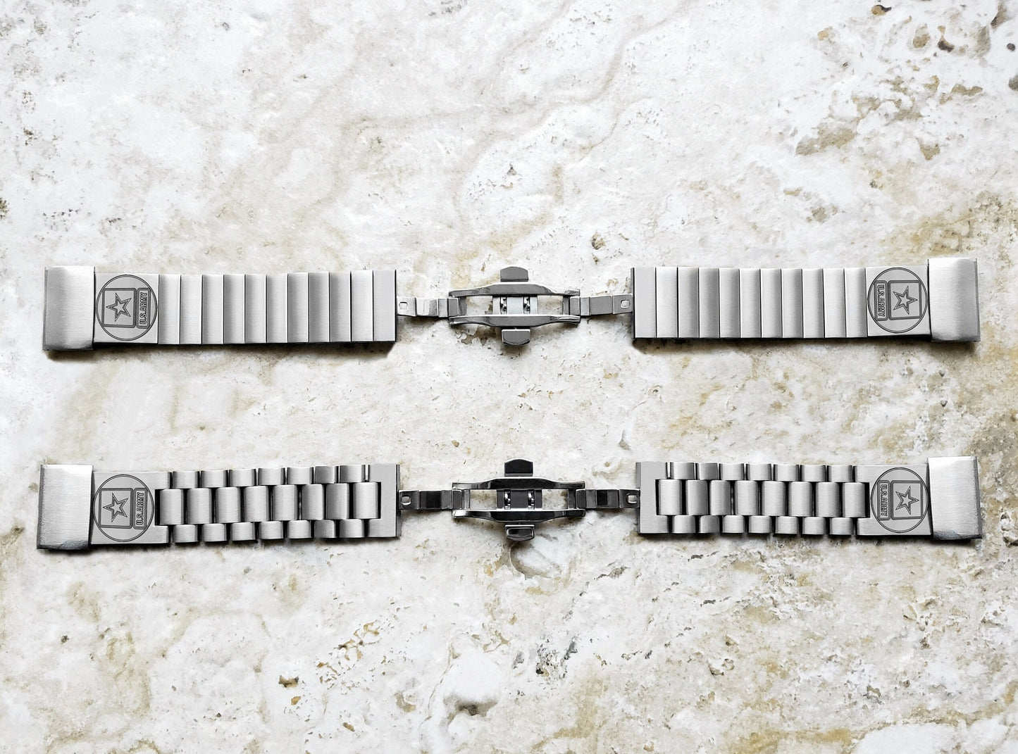 US Army Engraved Watch Band for Garmin epix Pro 51mm Foretrex 601 701 Quatix 3 6X 7X D2 Tactix 7 Instinct 2X Solar St Steel Strap US1 A26