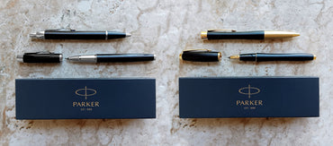 Custom Personalized Engraved Black with Chrome or Gold Trim Finish Luxury IM Urban Ballpoint Rollerball Parker Pens with Box Great Gift Idea