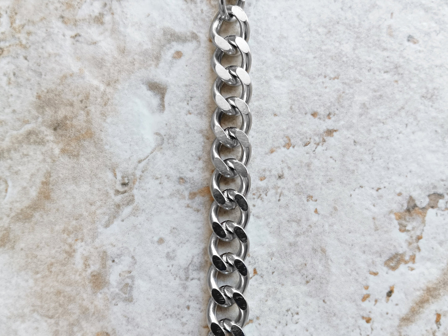 Medical ID Name Alert Bracelet Custom Personalized Engraved 8mm Cuban Stainless Steel Band Strap Tarnish Resistant Jewelry Great Gift