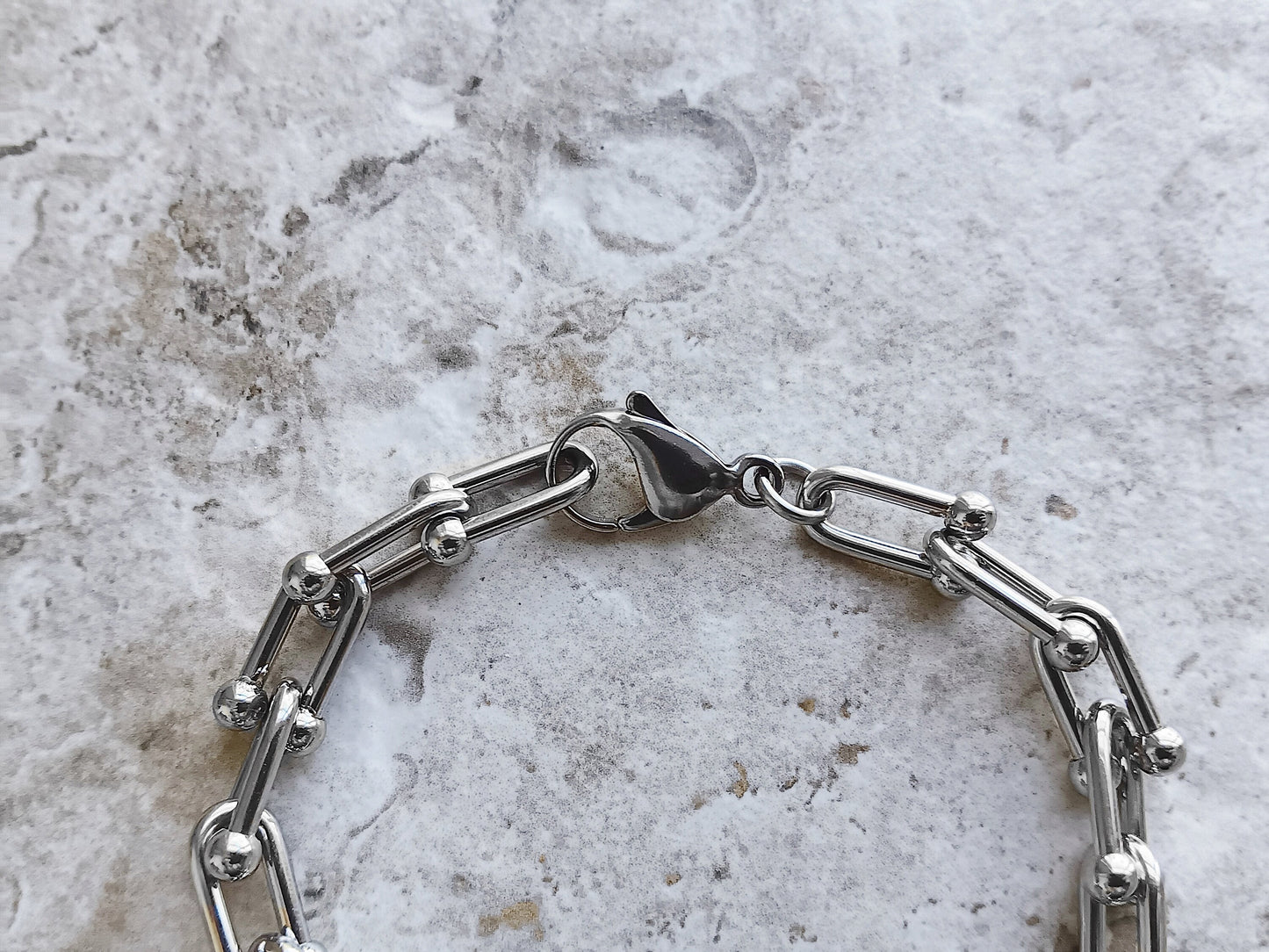 Medical ID Name Alert Bracelet Custom Personalized Engraved 8mm U Shaped Stainless Steel Band Strap Tarnish Resistant Jewelry Great Gift