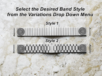 Medusa Head Engraved Watch Band Compatible with Samsung Galaxy Watch 3 45mm 46mm Gear S3 Frontier and Classic Stainless Steel Bracelet Strap N13 -B22