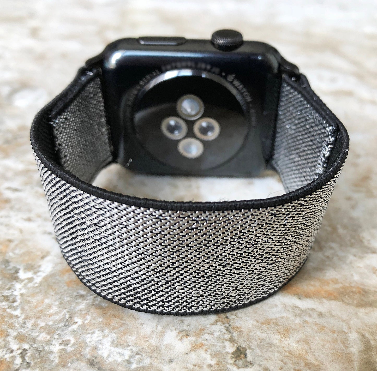 Apple Sparkling Stretch Band Strap for iWatch Ultra 2 49mm and 9 8 Series 41mm 45mm Case Fancy Modern Elastic Bracelet
