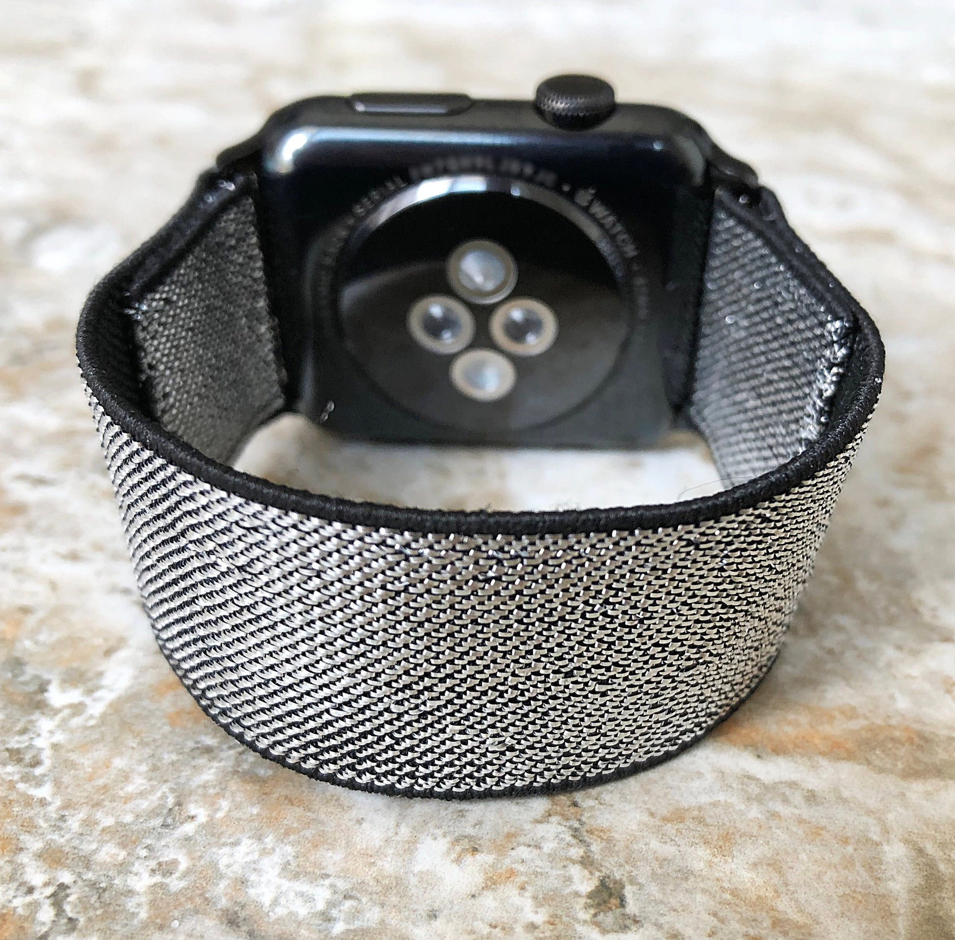 Apple Sparkling Stretch Band Strap for iWatch Ultra 2 49mm and 9 8 Series 41mm 45mm Case Fancy Modern Elastic Bracelet