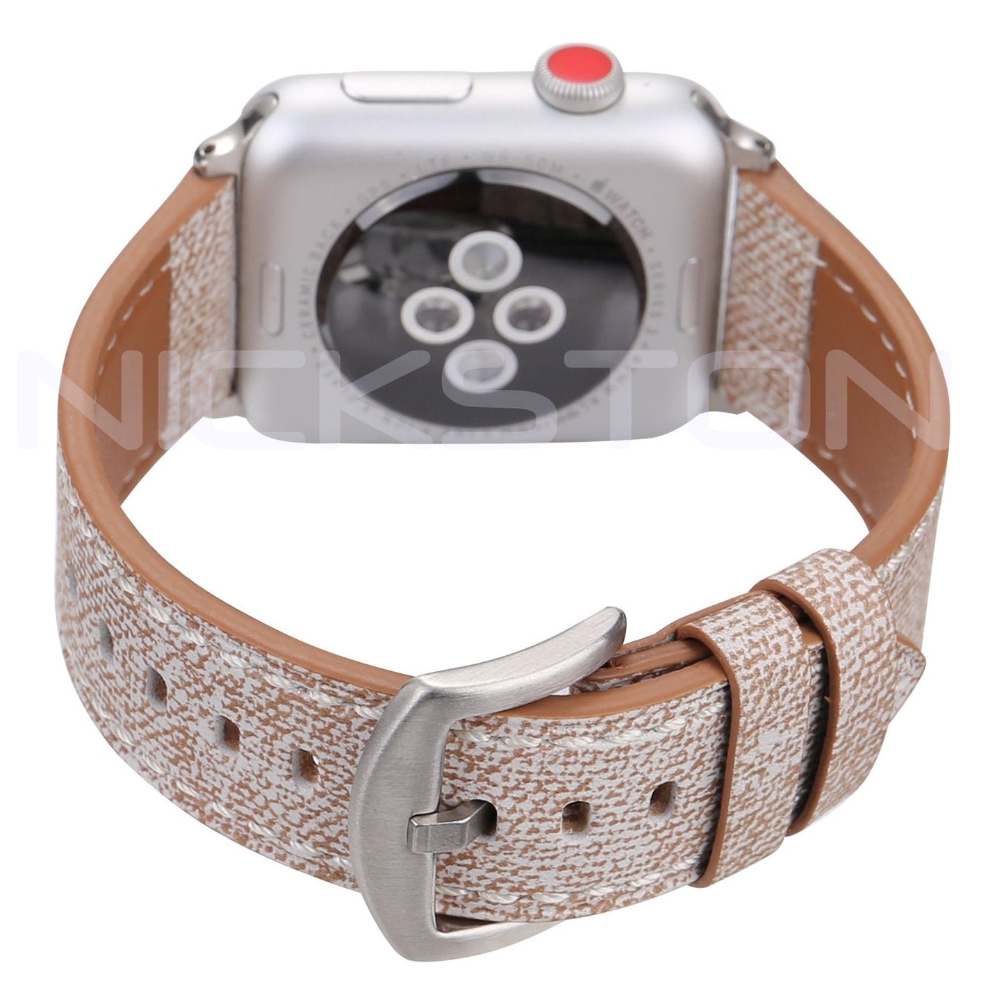 Apple AP-JW1 Highly Resistance for iWatch 38mm 40mm 41mm 42mm 44mm 45mm 49mm All Series Bracelet Coated Soft Leather Jeans Band Straps