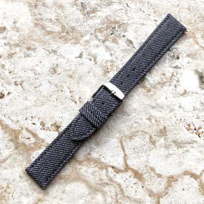 Garmin Jeans Printed JD Band for D2 Delta S Instinct 2S Descent Mk2S Mk3 Mk3i 43mm Approach S70 42mm Leather Quick Fit Watch Strap A20-B18