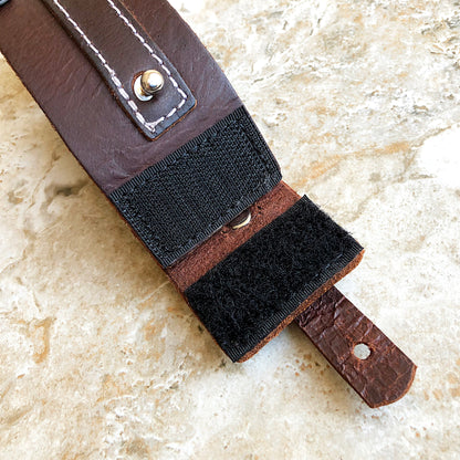 Apple Band Clear Crystals on Brown Genuine Leather for iWatch Ultra 2 and 1 49mm and 9 8 Series 41mm 45mm Case Handmade Strap Bracelet