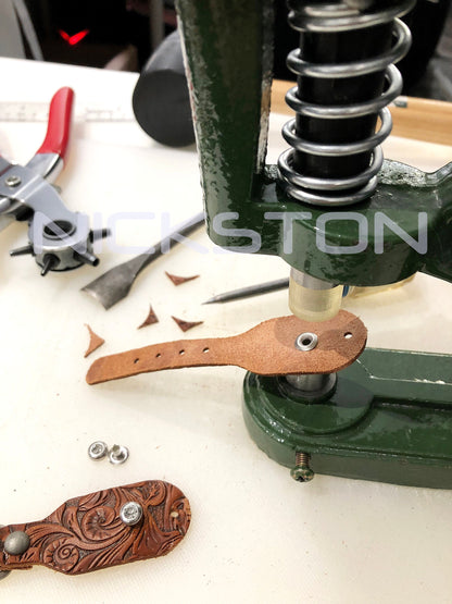 Embossed Leather Apple Watch Band for Watch Ultra 2 49mm and 9 8 Series 41mm 45mm Case Handmade Brown Strap Flourish Bracelet Clear Crystals