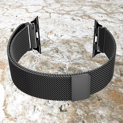 Apple Watch Black Band Set Crystal Bezel Bling Case Cover for Ultra 2 9 8 7 SE 6 5 4 3 2 1 49mm 45mm 44mm 42mm 41mm 40mm 38mm Milanese Strap