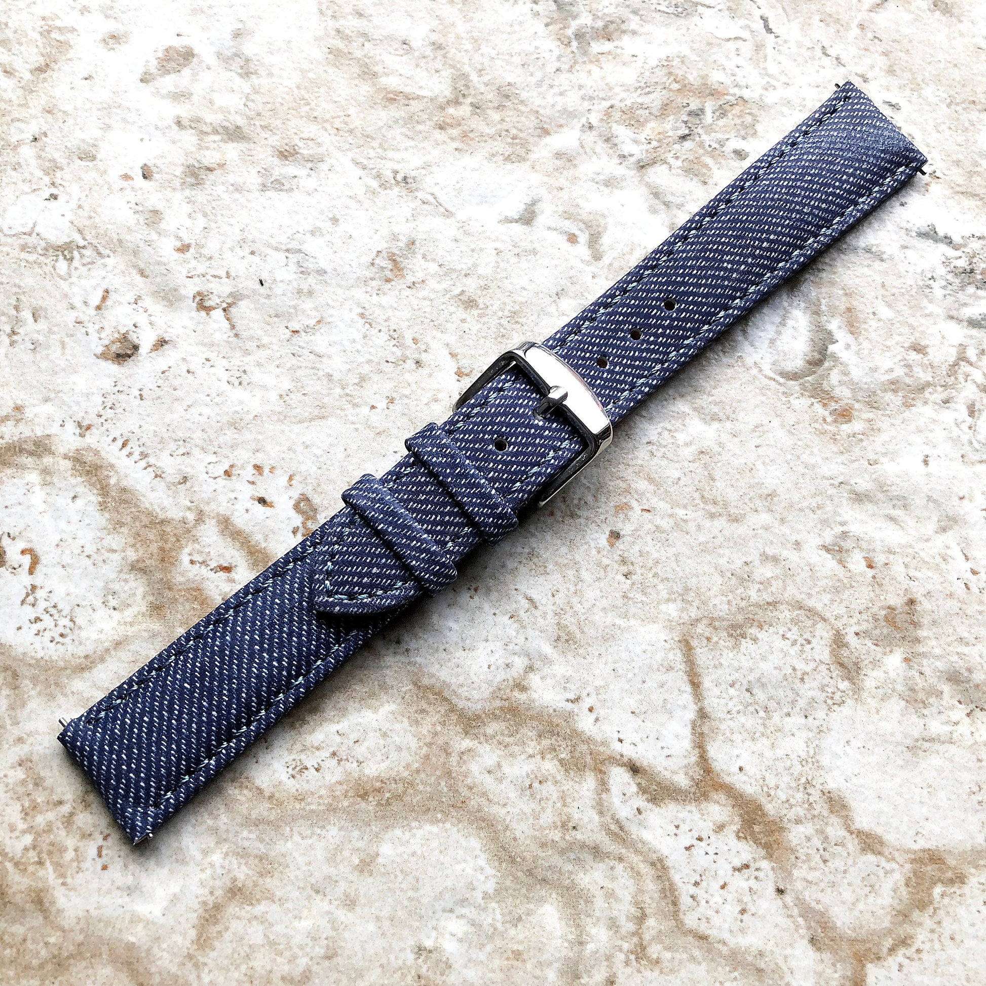 Garmin Jeans Printed JDB Band for epix Pro Gen 2 42mm and fenix 6S Pro 5S fenix 5S Plus Leather Quick Fit Bracelet Watch Strap A20B18