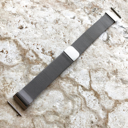 Stainless Steel Band Compatible with Garmin Venu 3S 2S Adjustable Milanese Mesh Strap Magnetic Closure Silver Black Rose Pink Gold -N18