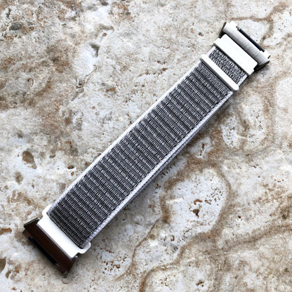 Fitbit Ionic Seashell Sports Loop n Hook Band Strap for Watch Band Strap Adjustable with Quick Release Adapters Silver Rose Gold Black