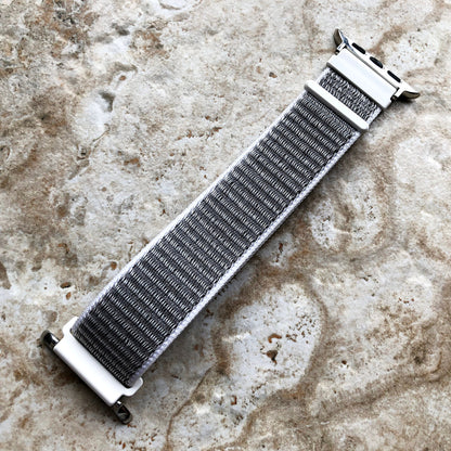 Apple Seashell Band Loop and Hook for iWatch Ultra 2 9 8 7 SE 6 5 4 3 2 1 Series 38mm 40 41 42mm 44mm 45mm 49mm Sport Strap Soft Nylon Weave