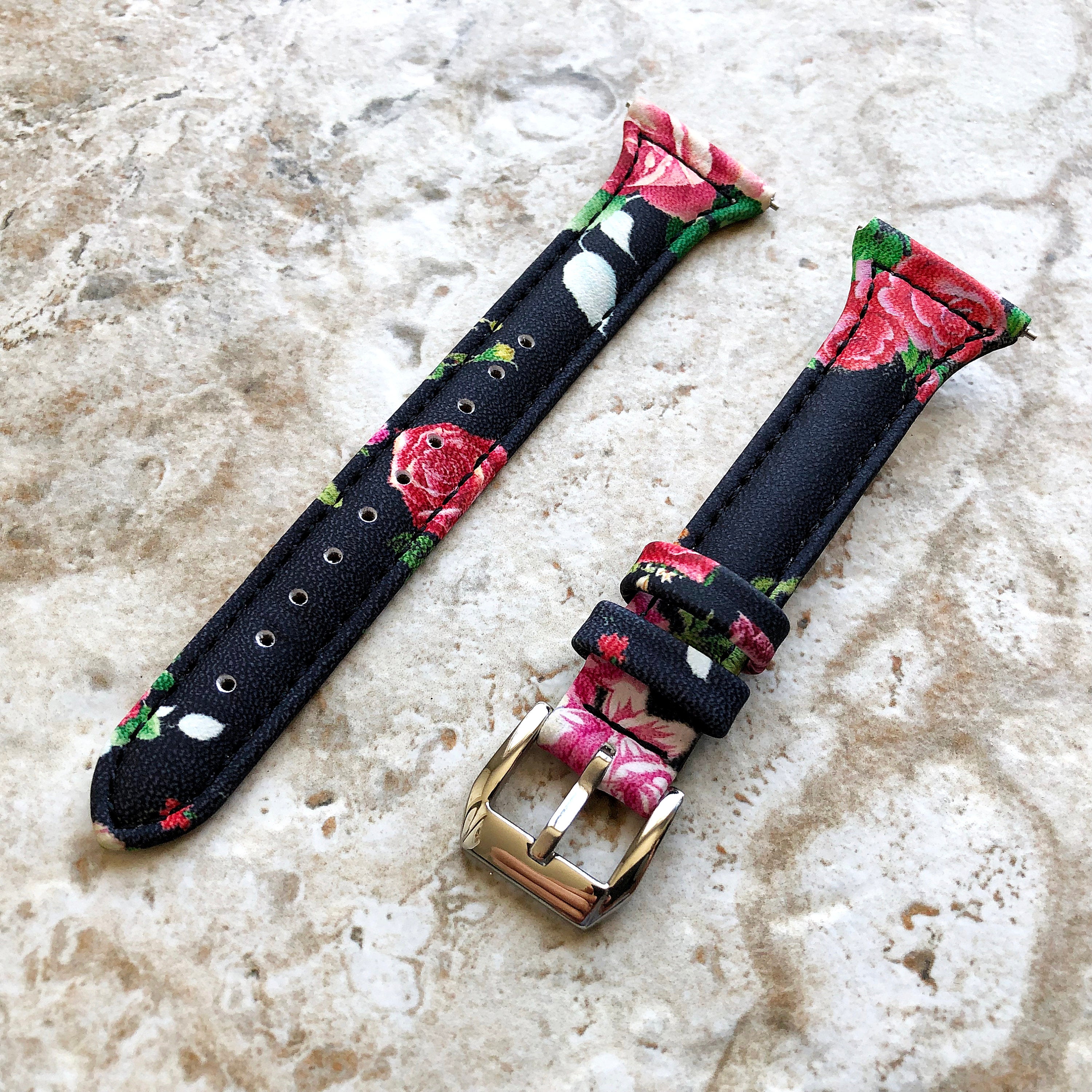 Garmin Red Roses Slim Band for Forerunner 745 265 255 Venu 3 2 Darth Vader First Avenger Vivoactive 4 Leather Elegant Strap Bracelet B22