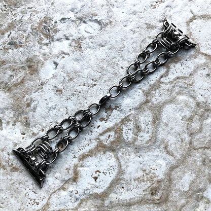 Apple Watch Band Bracelet for Ultra 2 9 8 7 6 SE 5 4 3 2 1 and 38mm 40mm 41mm 42mm 44mm 45mm 49mm Handmade Tarnish Resistant Stainless Steel
