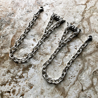 Apple Watch Bracelet Band for iWatch Ultra 2 49mm and 9 8 Series 41mm 45mm Case Twisted Wire Pattern Links Chain Handmade Jewelry Strap