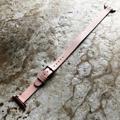 Apple Pink Double Wrap Around Wrist Leather Band for iWatch Ultra 2 9 8 7 SE 6 5 4 3 2 1 38mm 40 41 42mm 44mm 45mm 49mm Twice Bracelet Strap