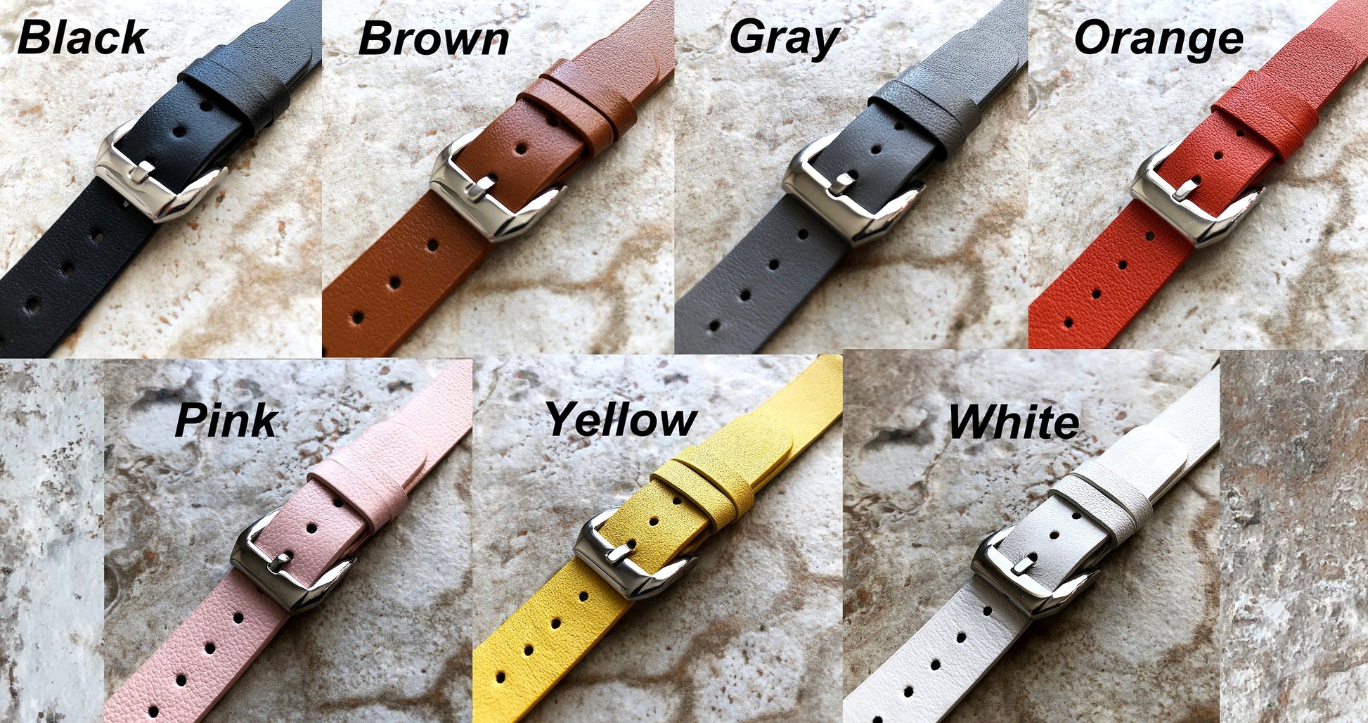 Fitbit Ionic Black Soft Band for Double Wrap Around Wrist Eco Vegan Leather Watch Strap Twice Bracelet SB in Silver Rose Gold Black Finish