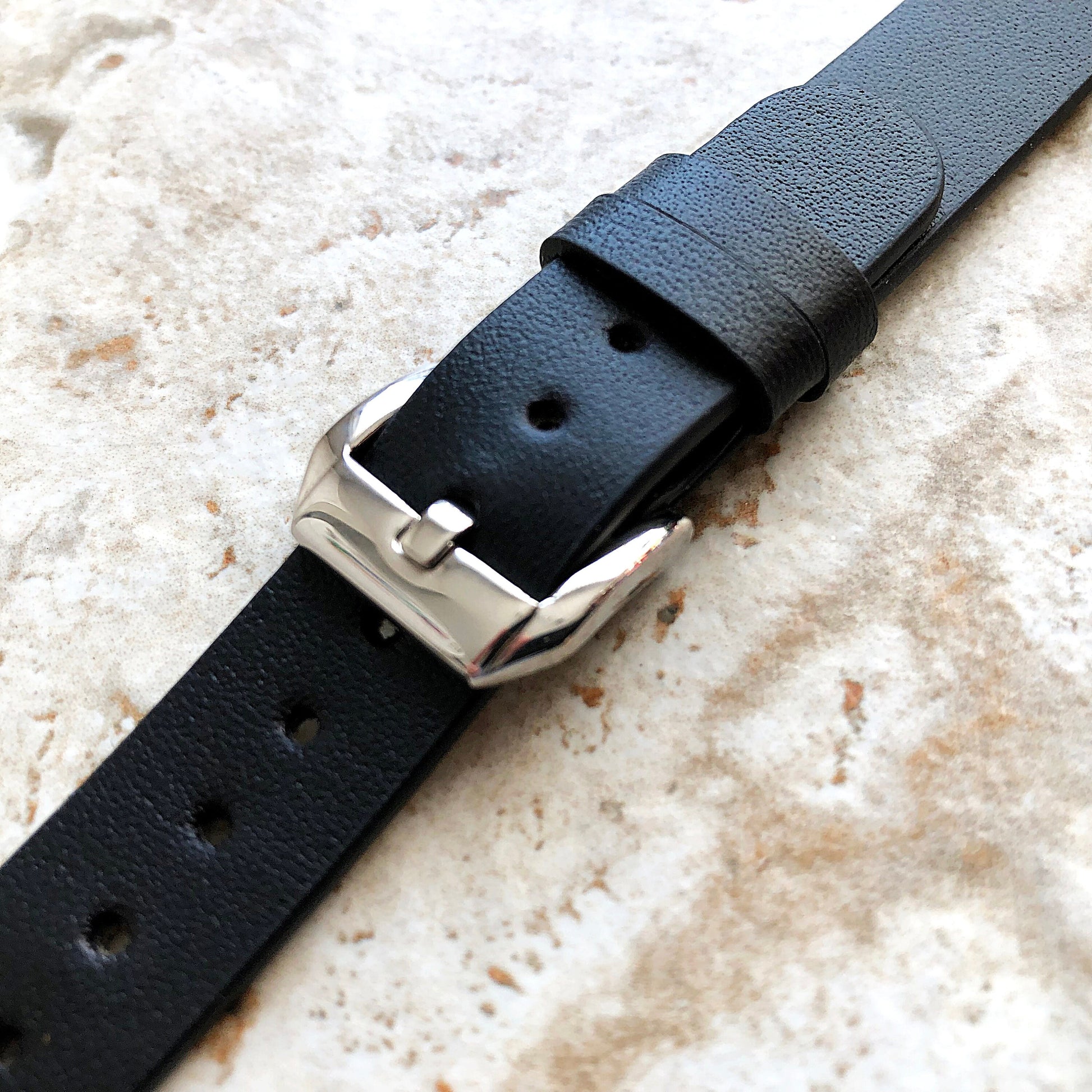 Fitbit Inspire HR and 2 Black Soft Leather Band Strap for Fitness Tracker Wristband Twice Wrap Bracelet Quick Release Silver Black Rose Gold