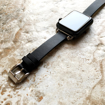 Apple Twice Wrap Around Wrist Leather Band for iWatch Ultra 2 9 8 7 SE 6 5 4 3 2 1 38mm 40mm 41mm 42mm 44mm 45mm 49mm Double Bracelet Straps