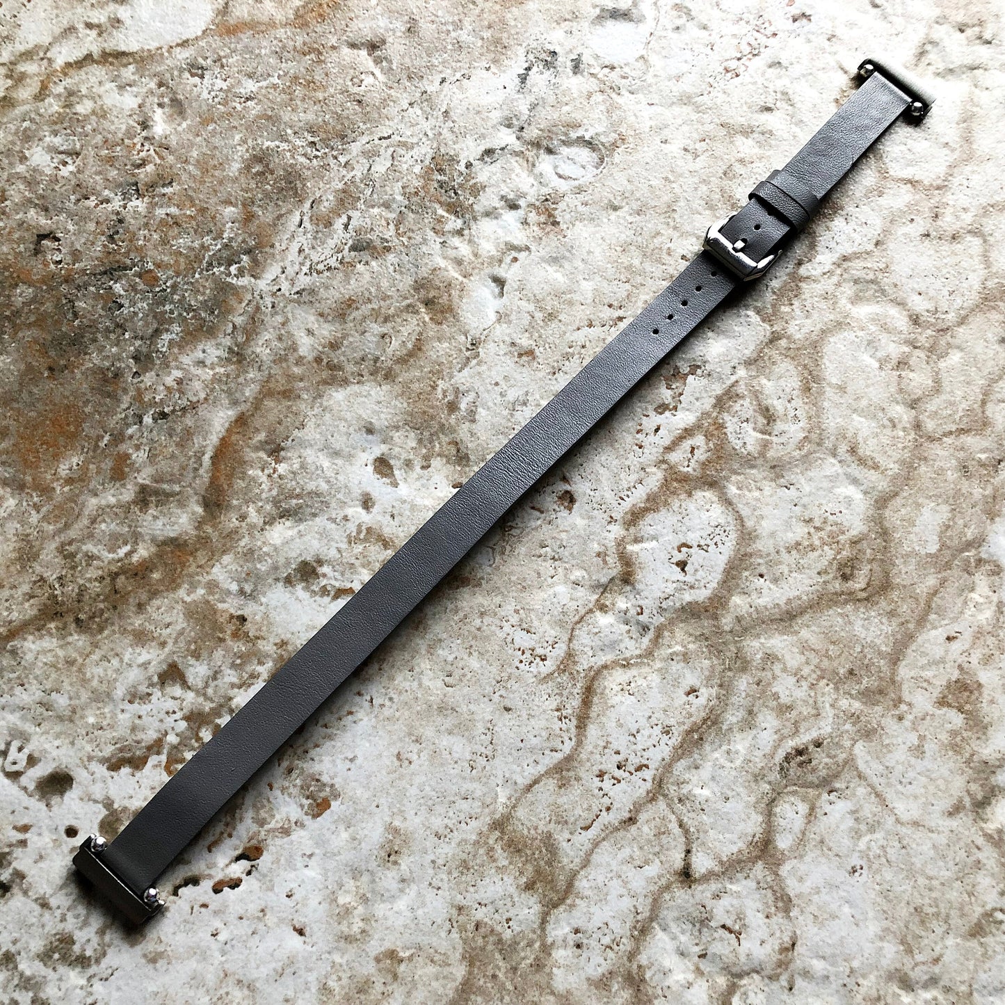 Fitbit Versa 2 3 4 Sense 2 Gray Soft Band Double Wrap Around Wrist Eco Vegan Leather Watch Strap Twice Bracelet in Silver Rose Gold Black