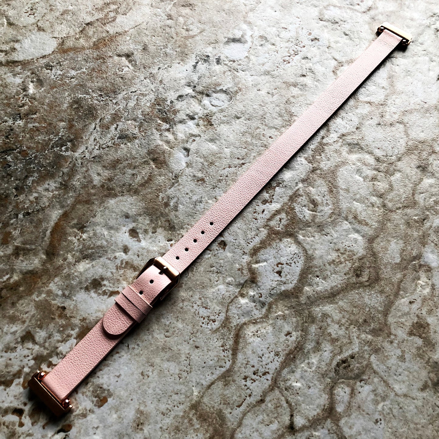 Fitbit Versa 2 3 4 Sense 2 Pink Soft Band Double Wrap Around Wrist Eco Vegan Leather Watch Strap Twice Bracelet in Silver Rose Gold Black