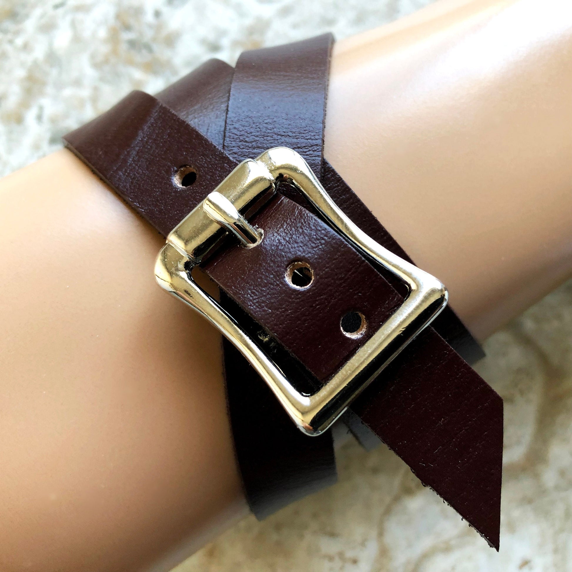 Apple Brown Color Triple Wrap Around Wrist Leather Elegant Band for iWatch All Series 38mm 40mm 41mm 42mm 44mm 45mm 49mm Bracelet Straps