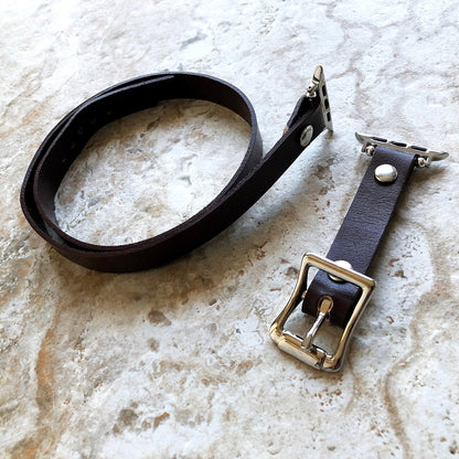 Apple Brown Color Triple Wrap Around Wrist Leather Elegant Band for iWatch All Series 38mm 40mm 41mm 42mm 44mm 45mm 49mm Bracelet Straps
