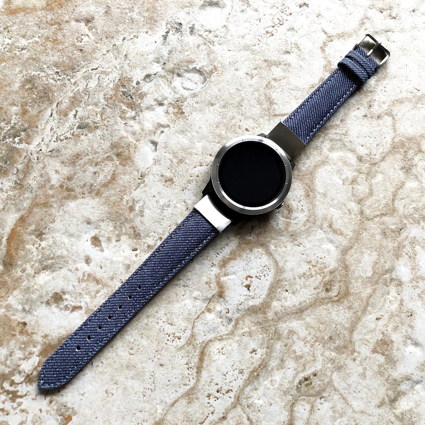 Garmin Jeans Printed JDB Band for epix Pro Gen 2 42mm and fenix 6S Pro 5S fenix 5S Plus Leather Quick Fit Bracelet Watch Strap A20B18