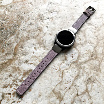 Garmin Purple Suede Stitched Band for epix Pro Gen 2 42mm and fenix 6S Pro 5S fenix 5S Plus Leather Quick Fit Bracelet Watch Strap A20B18