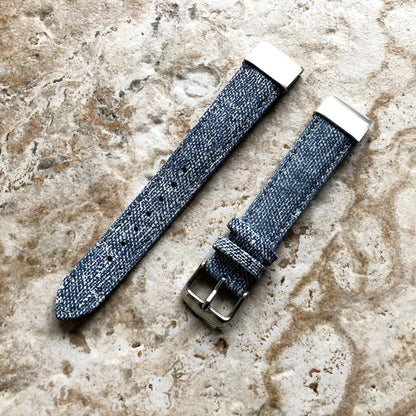 Garmin Jeans Printed JLB Band for epix Pro Gen 2 42mm and fenix 6S Pro 5S fenix 5S Plus Leather Quick Fit Bracelet Watch Strap A20B18