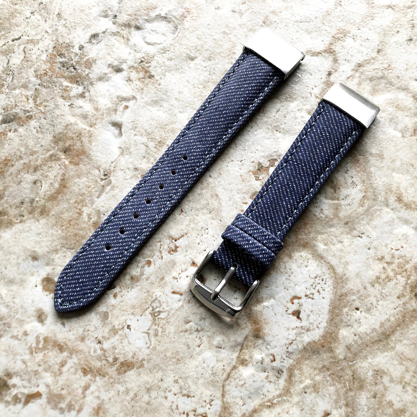Garmin Jeans Printed JDB Band for epix Pro Gen 2 42mm and fenix 6S Pro 5S fenix 5S Plus Leather Quick Fit Bracelet Watch Strap A20B18