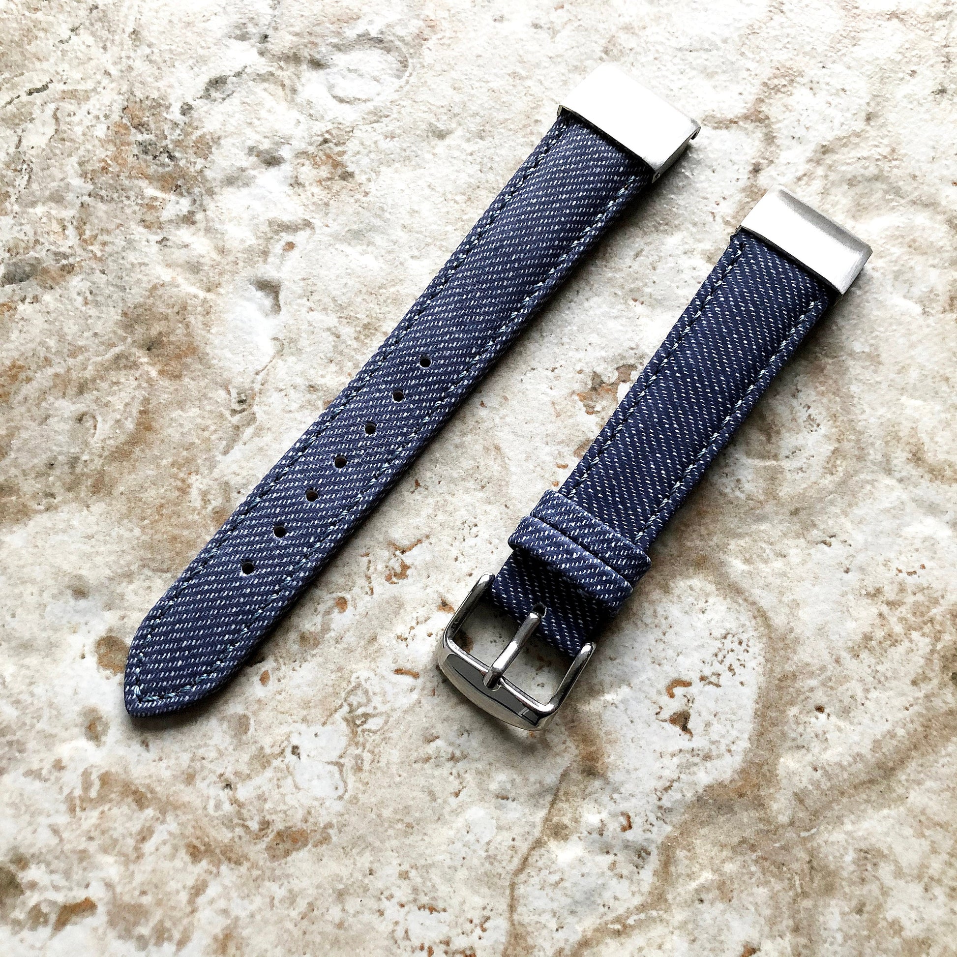 Garmin Jeans Printed JDB Band for epix Pro Gen 2 42mm and fenix 6S Pro 5S fenix 5S Plus Leather Quick Fit Bracelet Watch Strap A20B18