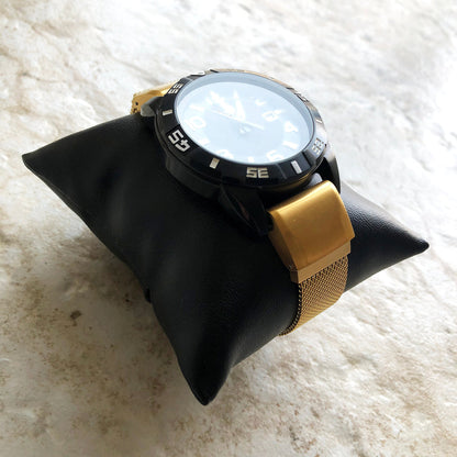 Garmin Gold Color Band for D2 Delta S Instinct 2S Descent Mk2S Mk3 Mk3i 43mm Approach S70 42mm St Steel Milanese Quick Fit Strap A20B18