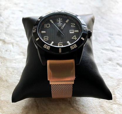 Garmin Rose Gold Color Band for D2 Delta S Instinct 2S Descent Mk2S Mk3 Mk3i 43mm Approach S70 42mm St Steel Milanese Quick Fit Strap A20B18