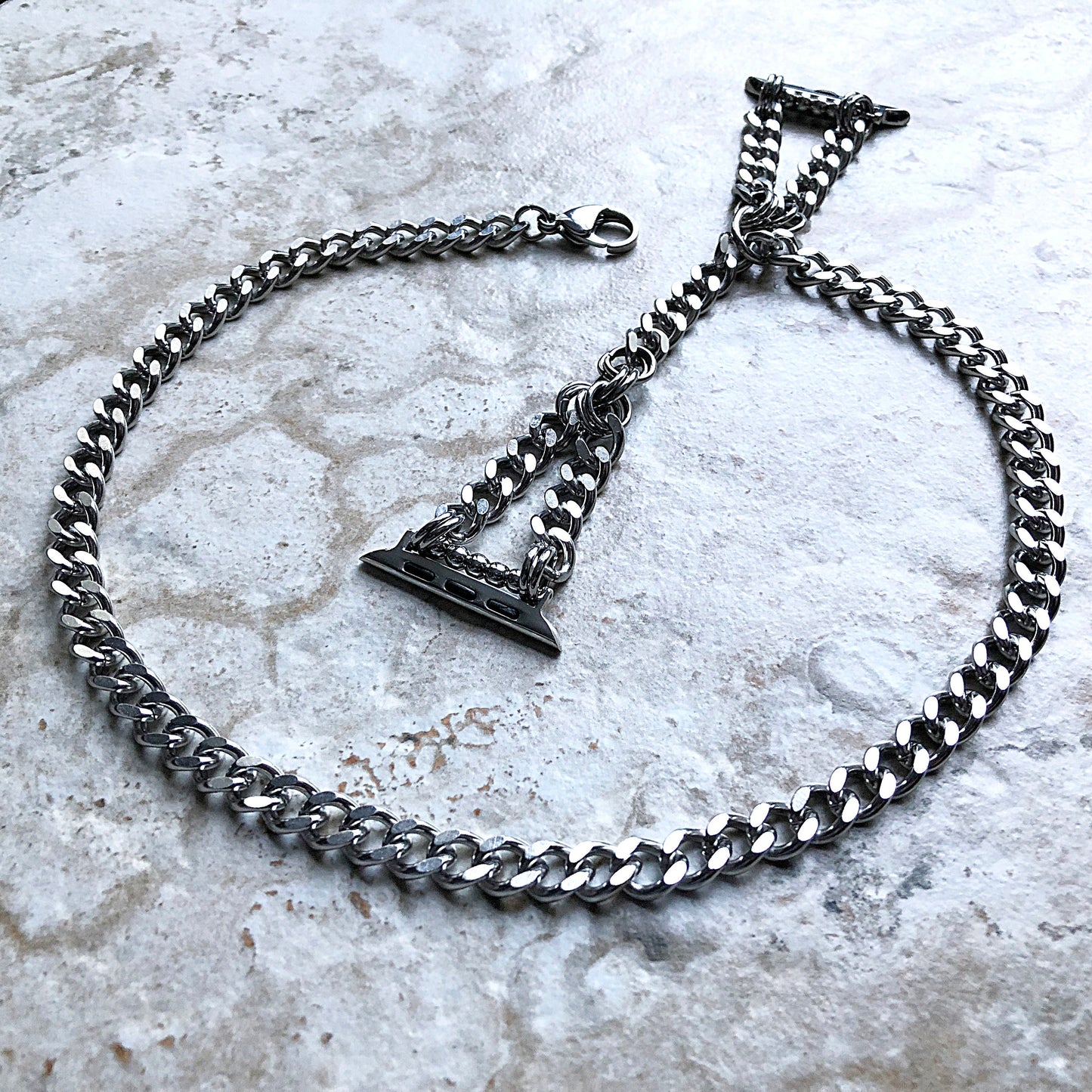 Apple Watch Band Bracelet St Steel Chain for iWatch Ultra 2 9 8 7 6 SE 5 4 3 2 1 38mm 40mm 41mm 42mm 44mm 45mm 49mm Handmade Jewelry -N32