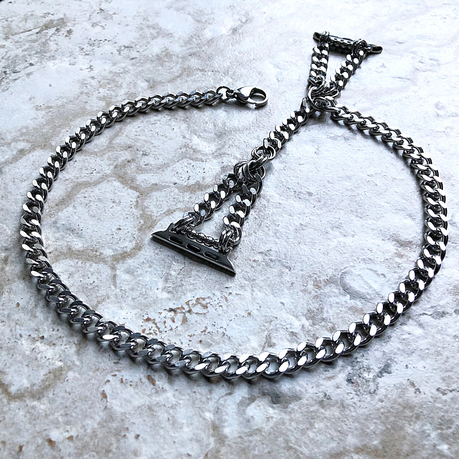 Apple Watch Band Bracelet St Steel Chain for iWatch Ultra 2 9 8 7 6 SE 5 4 3 2 1 38mm 40mm 41mm 42mm 44mm 45mm 49mm Handmade Jewelry -N32